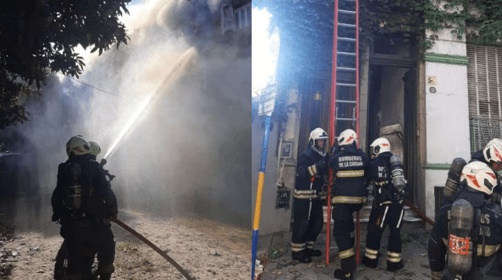 Incendio en un restaurante frente a la cancha de Boca: cuatro personas&nbsp;asistidas